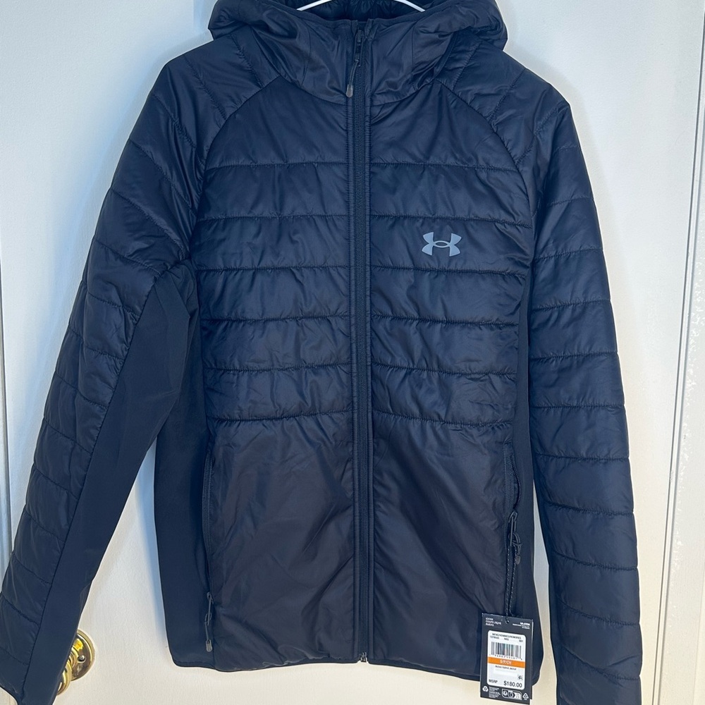 Under Armour “Storm” Black Hooded Puffer Jacket